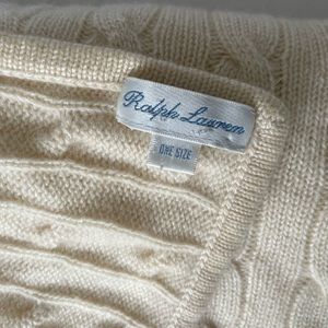 100% Cashmere Ralph Lauren Baby Blanket